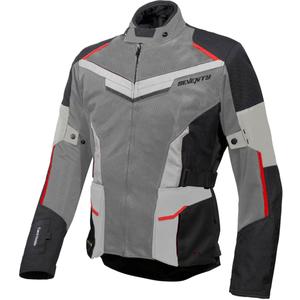 Giacca da moto Seventy Degrees SD-JT70 Atacama nera-grigia-rossa