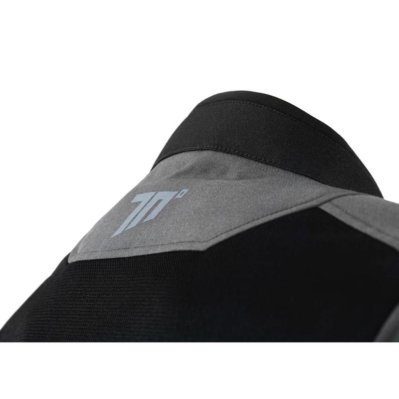 Giacca da moto Seventy Degrees SD-JT66 Sahara nero-giallo fluo