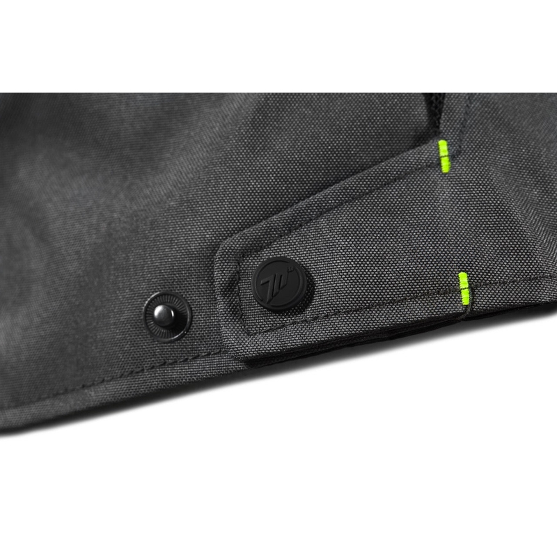 Giacca da moto Seventy Degrees SD-JT66 Sahara nero-giallo fluo