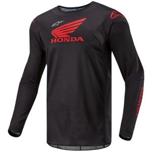 Maglia da motocross Alpinestars Racer Iconic Honda Collection nera-rossa