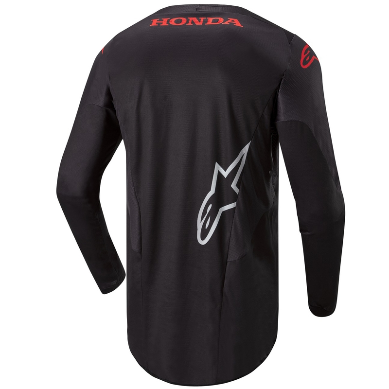 Maglia da motocross Alpinestars Racer Iconic Honda Collection nera-rossa