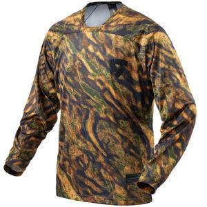 Maglia da motocross Revit Emulsion marrone-nero