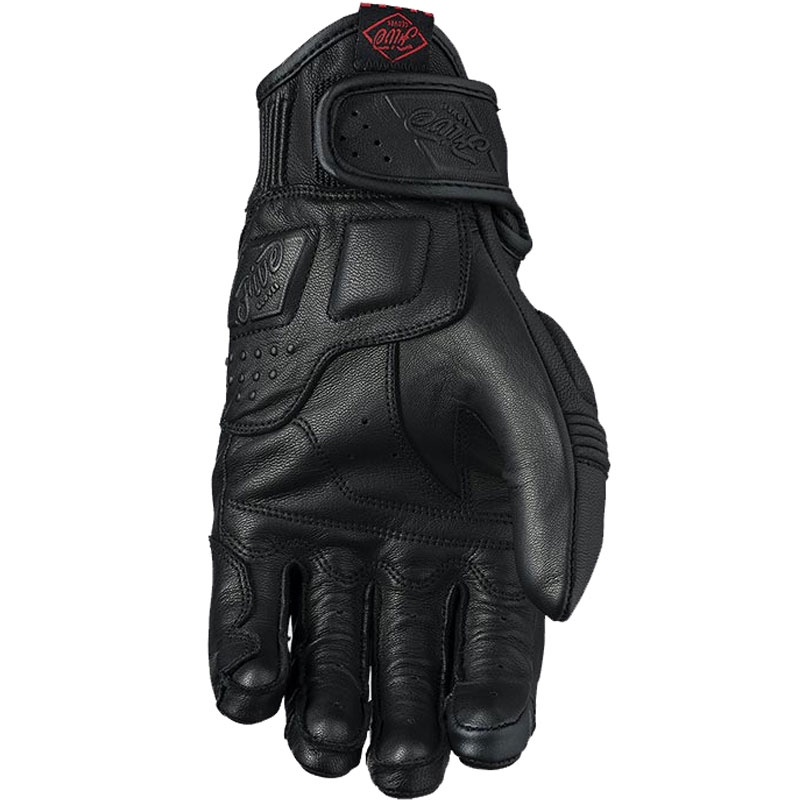 Guanti da moto in pelle FIVE Kansas nero