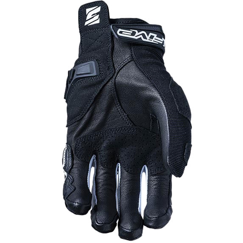 Guanti da moto FIVE SF3 bianco e nero