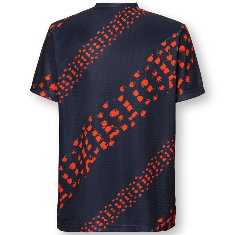 Maglia da motocross KTM Red Bull arancione e blu - manica corta Saldi