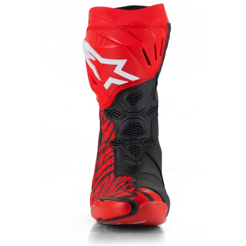 Stivali da moto Alpinestars Supertech R Vented edizione limitata Francesco Bagnaia rosso-nero