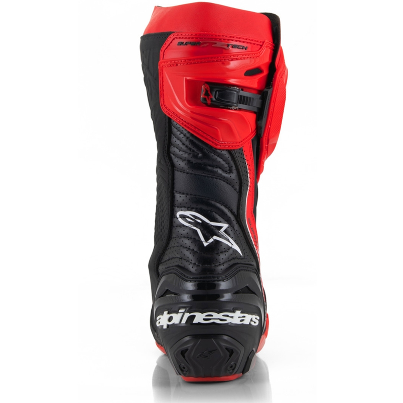 Stivali da moto Alpinestars Supertech R Vented edizione limitata Francesco Bagnaia rosso-nero