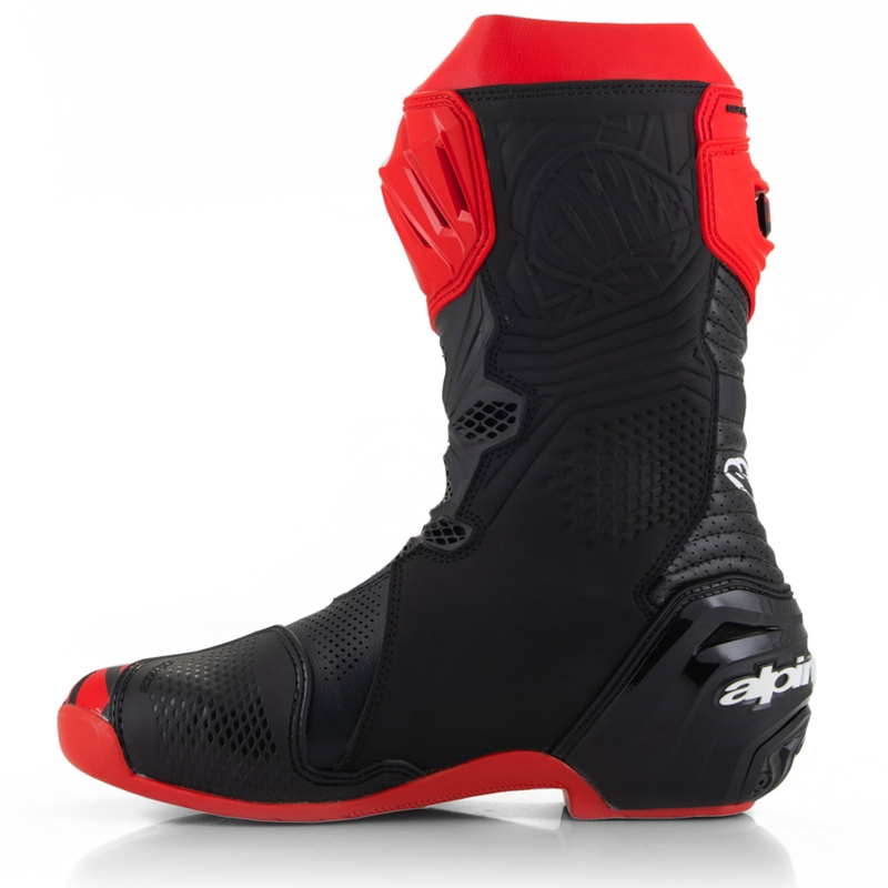 Stivali da moto Alpinestars Supertech R Vented edizione limitata Francesco Bagnaia rosso-nero
