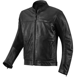 Giacca da motociclista in pelle Seventy Degrees SD-JL4 Legend Classic nera