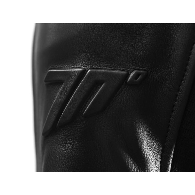 Giacca da motociclista in pelle Seventy Degrees SD-JL4 Legend Classic nera