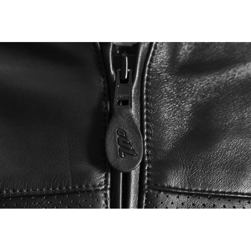 Giacca da motociclista in pelle Seventy Degrees SD-JL4 Legend Classic nera