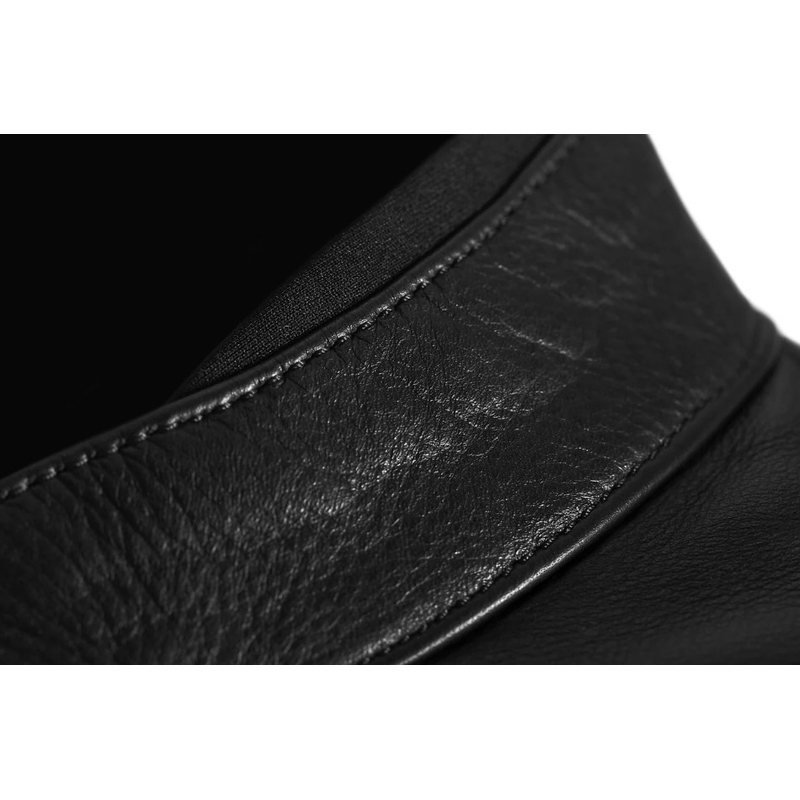 Giacca da motociclista in pelle Seventy Degrees SD-JL4 Legend Classic nera