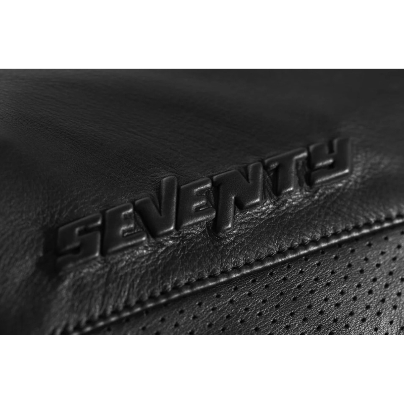 Giacca da motociclista in pelle Seventy Degrees SD-JL4 Legend Classic nera