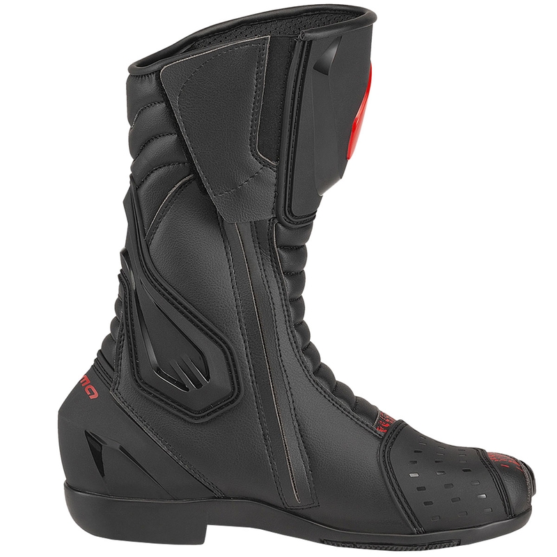Stivali da moto Forma Freccia EVO nero-rosso
