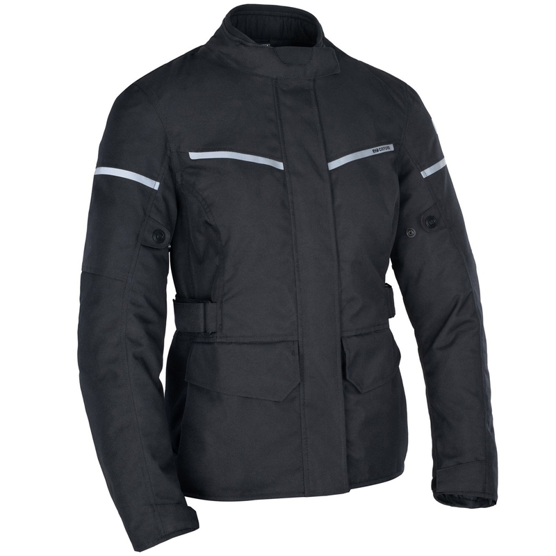 Giacca da moto Oxford Spartan Long WP da donna, nera
