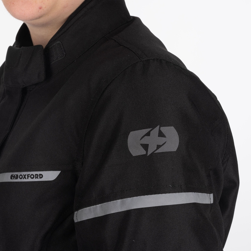 Giacca da moto Oxford Spartan Long WP da donna, nera