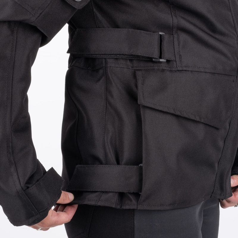 Giacca da moto Oxford Spartan Long WP da donna, nera