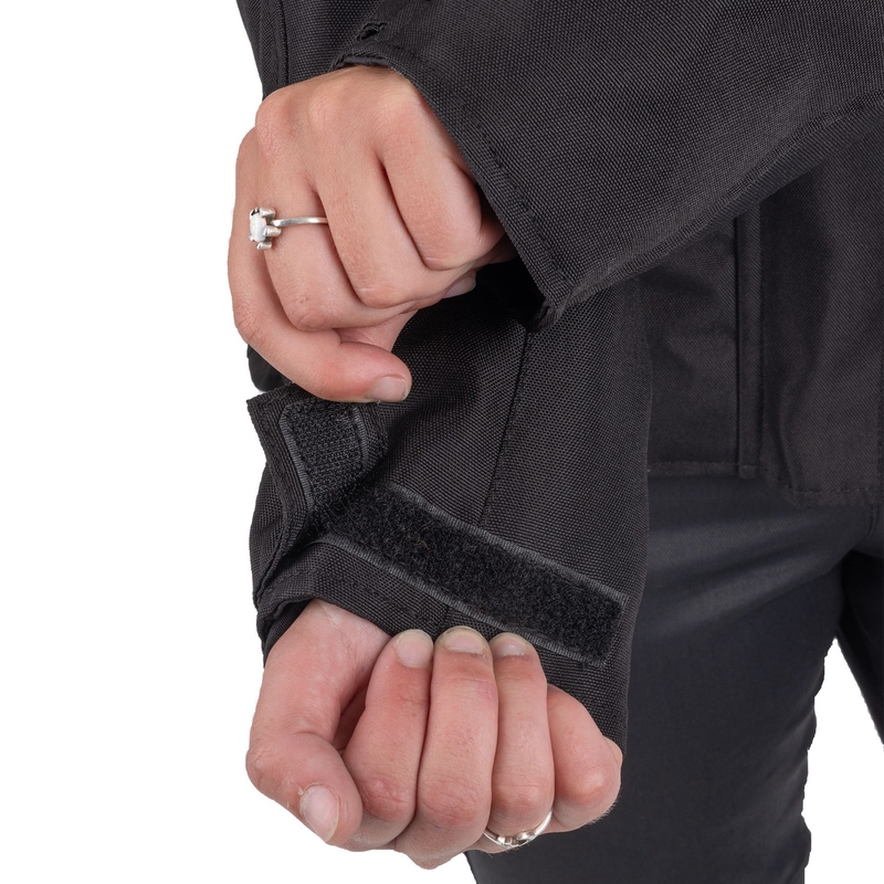 Giacca da moto Oxford Spartan Long WP da donna, nera