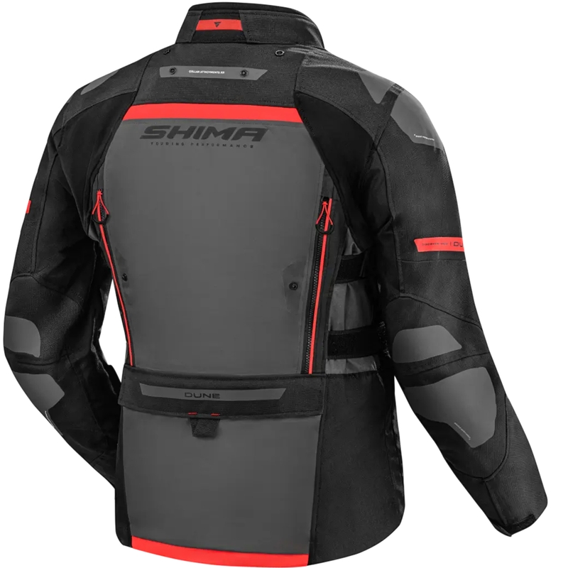 Giacca da moto Shima Dune rosso
