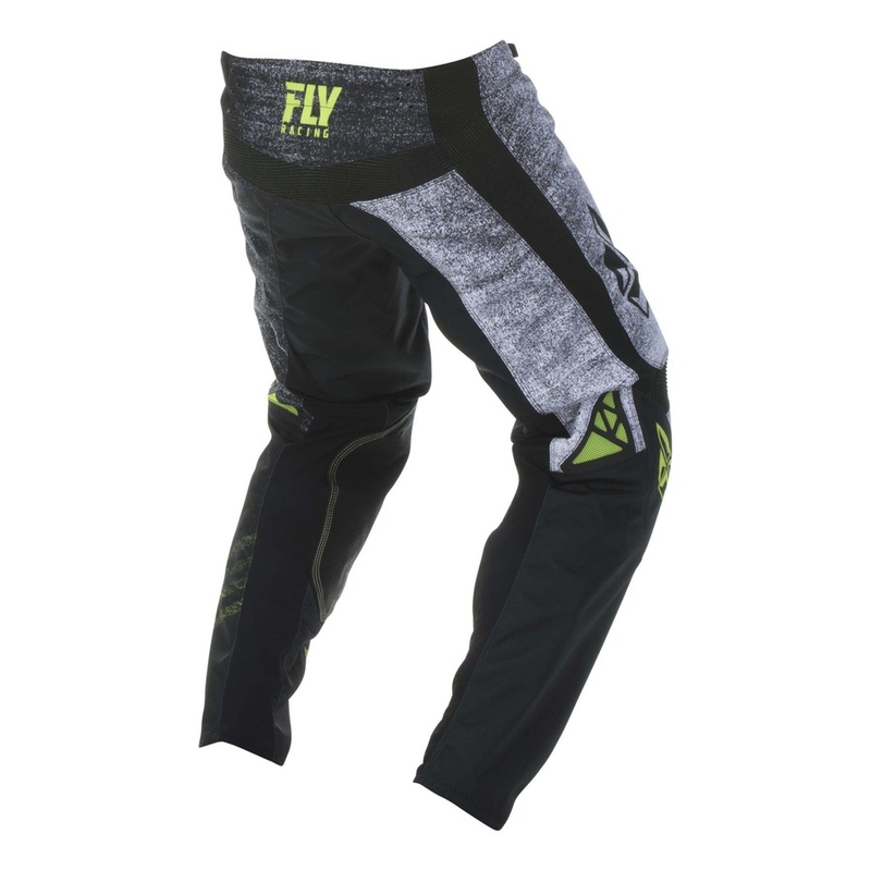 Motokrosové kalhoty FLY Racing Kinetic NOIZ 2019 - USA černo-fluo žluté
