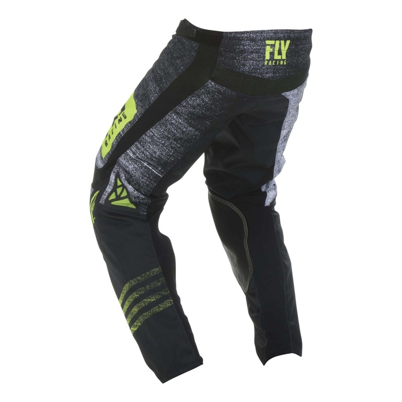 Motokrosové kalhoty FLY Racing Kinetic NOIZ 2019 - USA černo-fluo žluté