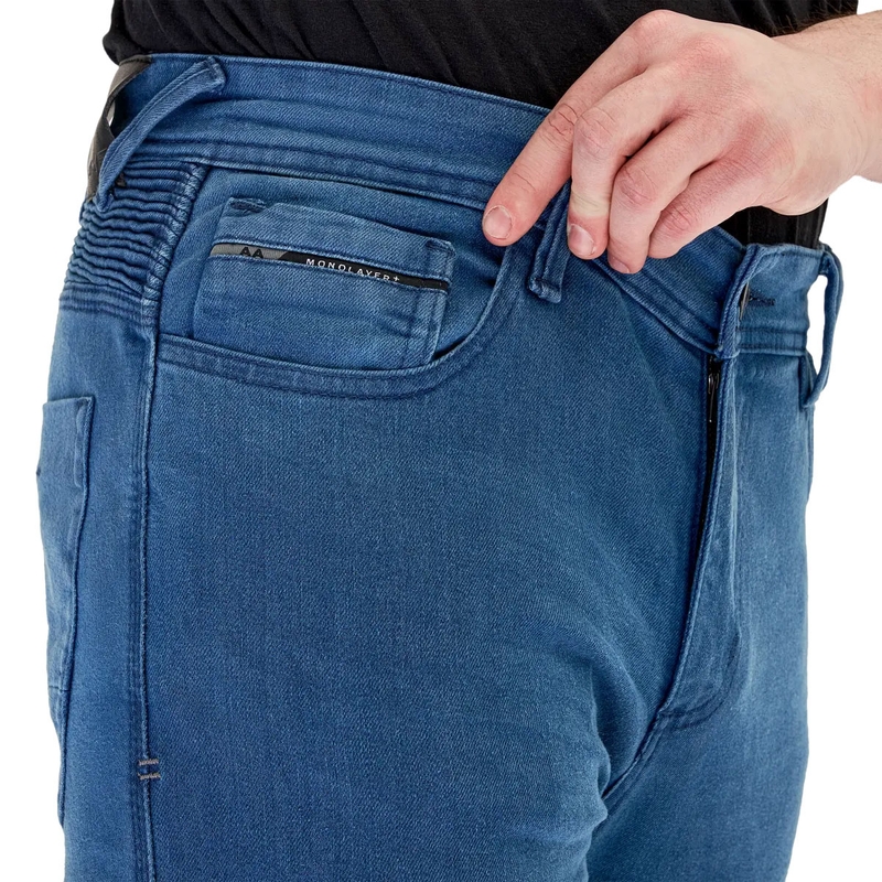 Jeans da moto Shima Zenith blu