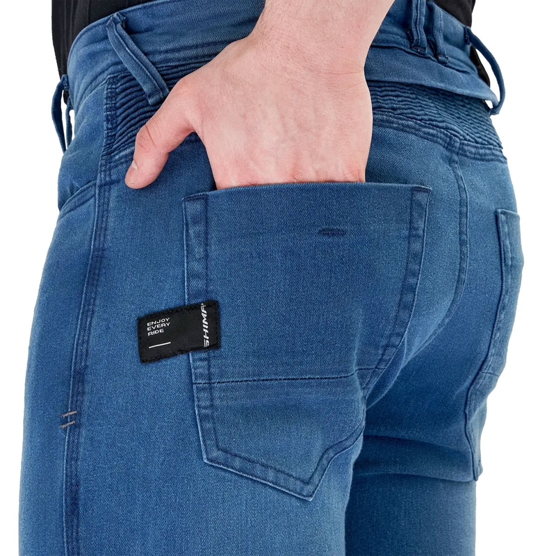 Jeans da moto Shima Zenith blu