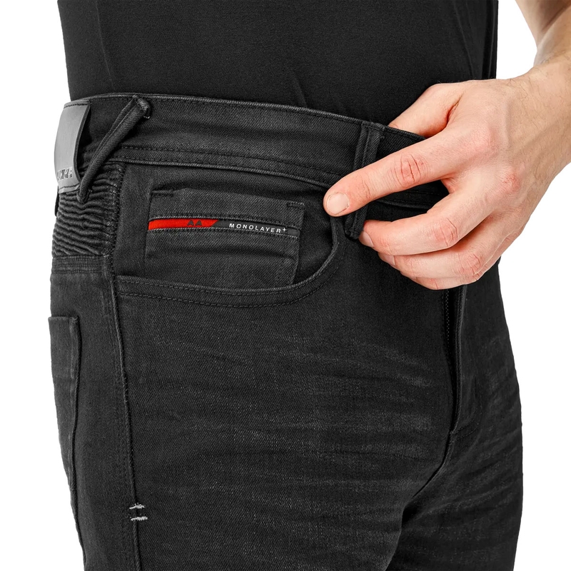 Pantaloni da moto estesi Shima Zenith nero