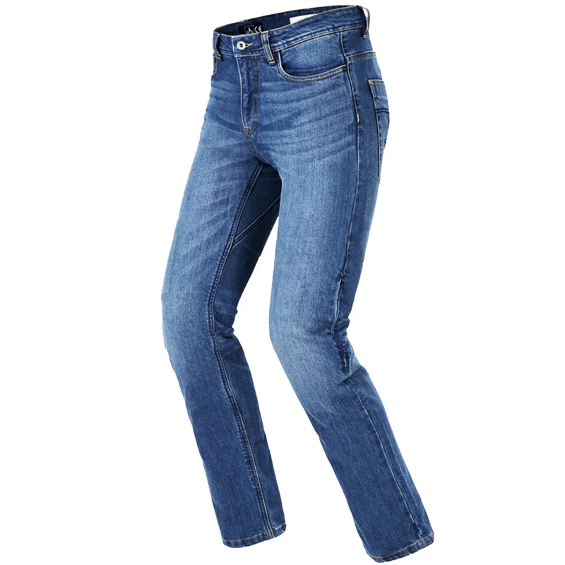 Jeans da moto Seventy Degrees SD-PJ18 Torino blu