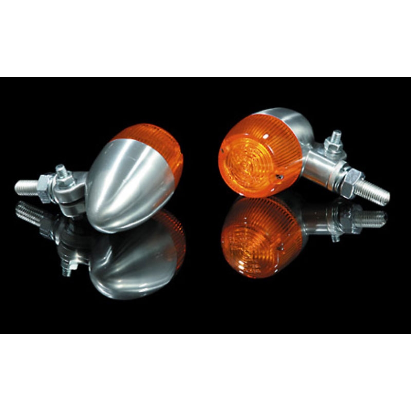 Indicatore di direzione per moto Highsider Smart Bullet cromato