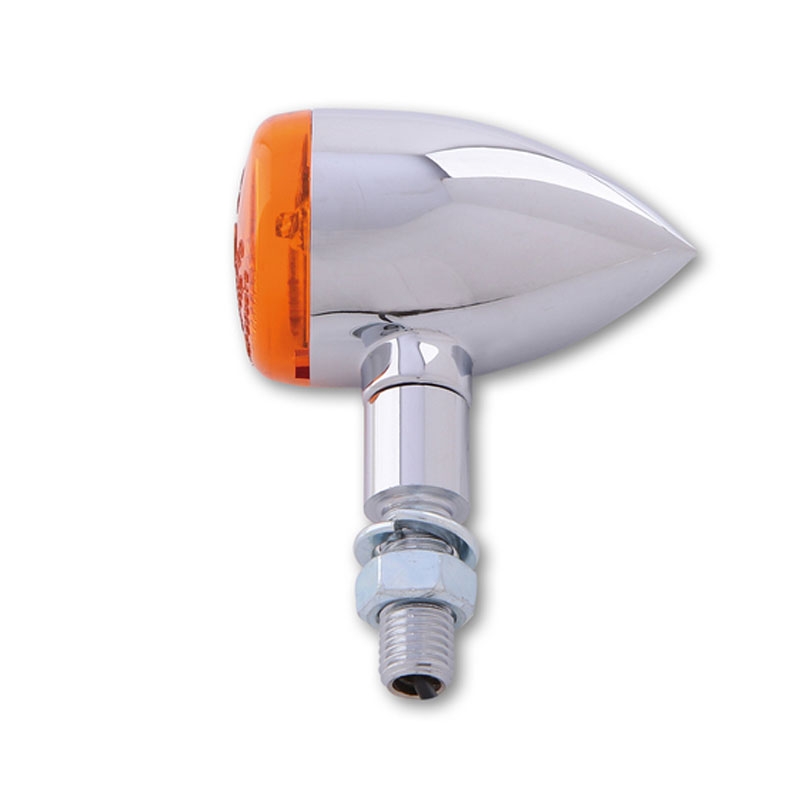 Indicatori di direzione per moto Highsider Smart Mini Bullet cromati