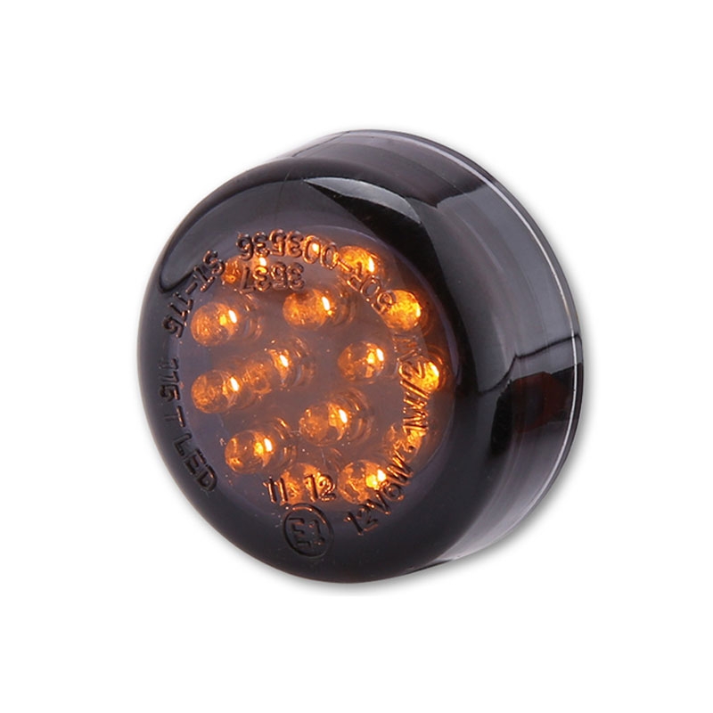 Indicatori di direzione per moto Highsider Smart LED Disc neri