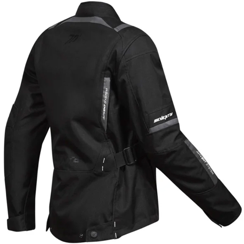Giacca da moto da donna Seventy Degrees SD-JT85 Tonale nera