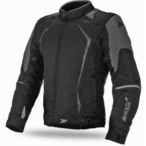 Giacca da moto da donna Seventy Degrees SD-JR49 nero-grigio