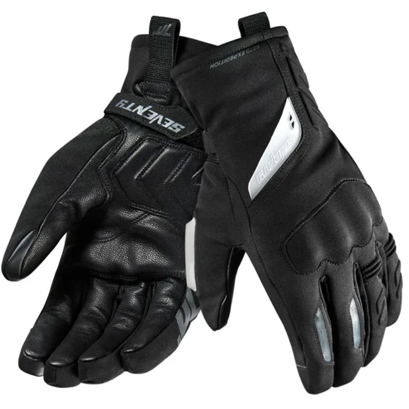 Guanti da moto da donna Seventy Degrees SD-T11 Expedition neri