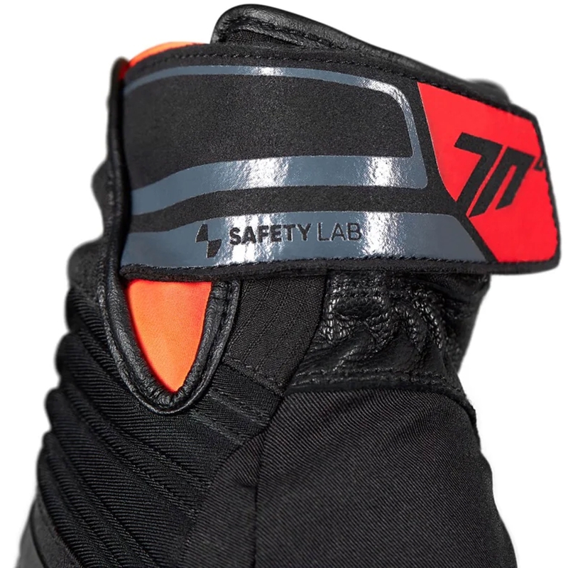 Guanti da moto Seventy Degrees SD-T13 Aspen Light nero-rosso