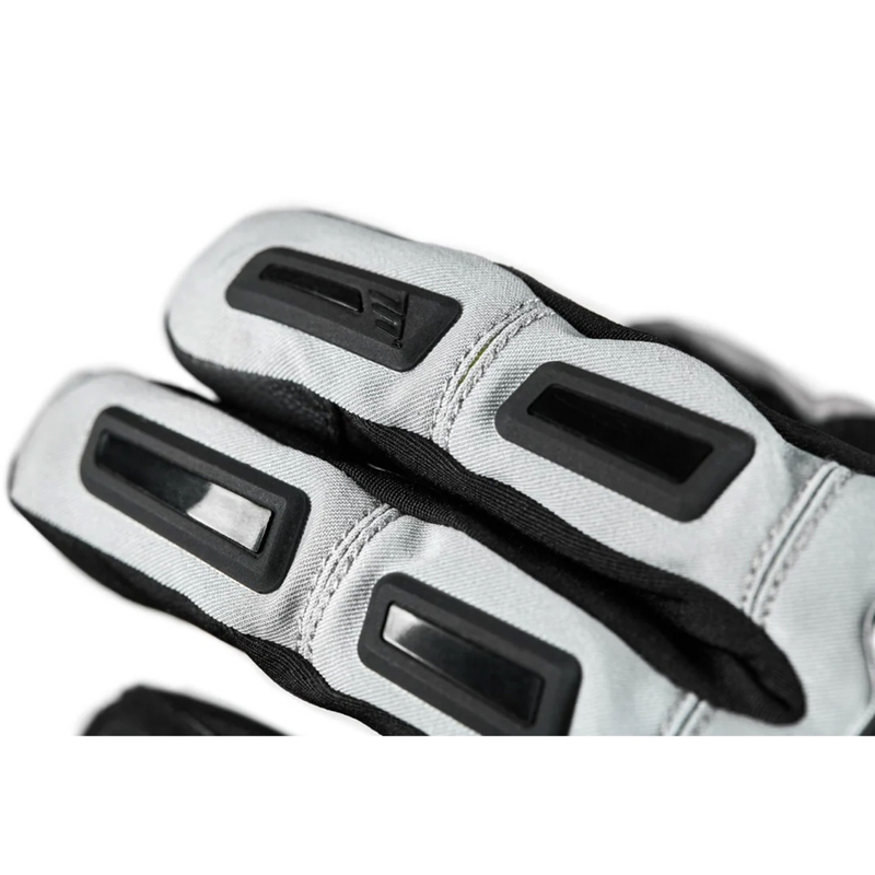 Guanti da moto Seventy Degrees SD-T13 Aspen Light nero-grigio-giallo fluo