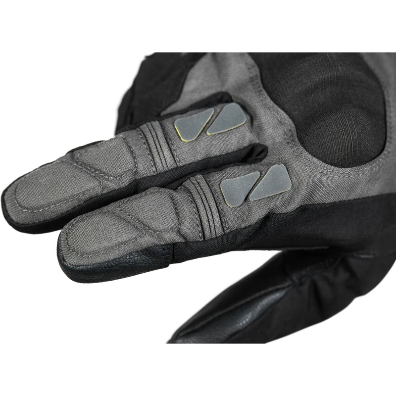 Guanti da moto Seventy Degrees SD-T55 Atak nero-giallo fluo