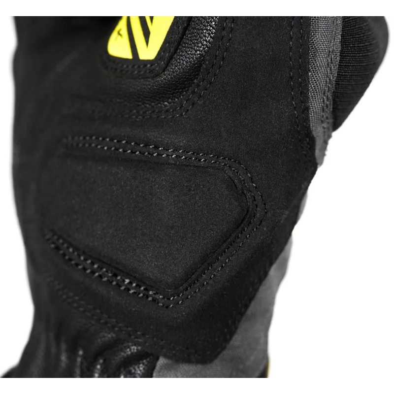 Guanti da moto Seventy Degrees SD-T55 Atak nero-giallo fluo
