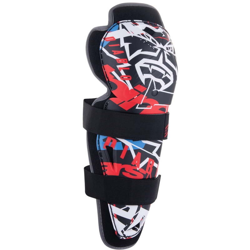 Protezioni per ginocchia Alpinestars Bionic Action FQ20 nere-rosse