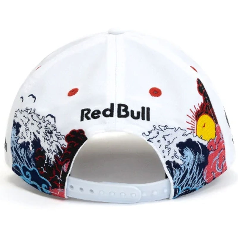 Cappellino Red Bull Racing F1 Max Verstappen SE Japan bianco