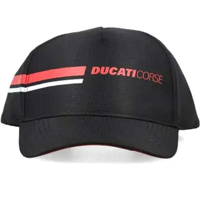 Cappellino Ducati Corse con logo, nero