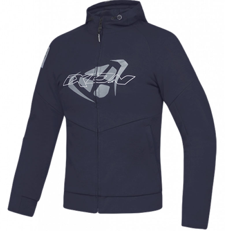 Giacca moto IXON Touchdown blu-grigio