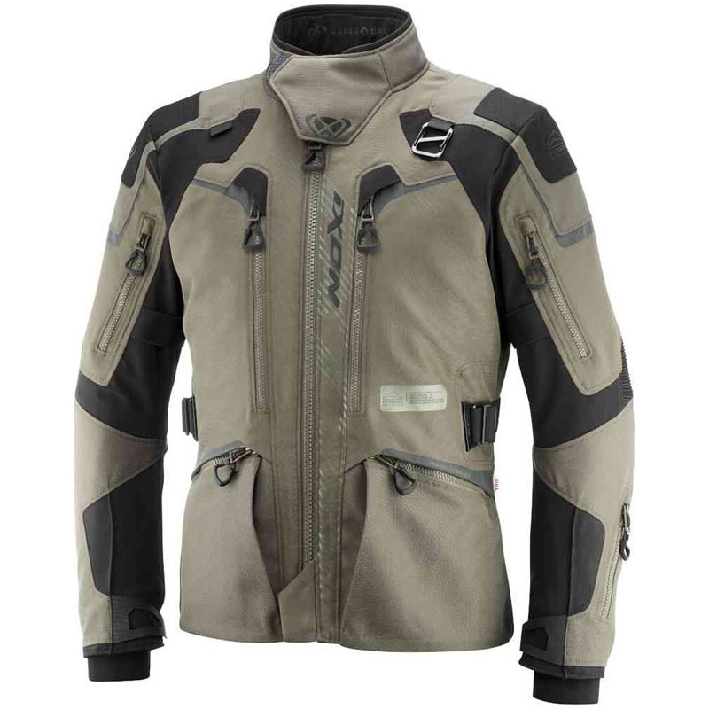 Giacca da moto IXON Odin kaki-nero