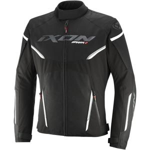 Giacca da moto IXON Striker 2 nera-bianca
