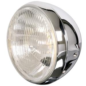 Faro anteriore cromato Highsider Smart British Style H4