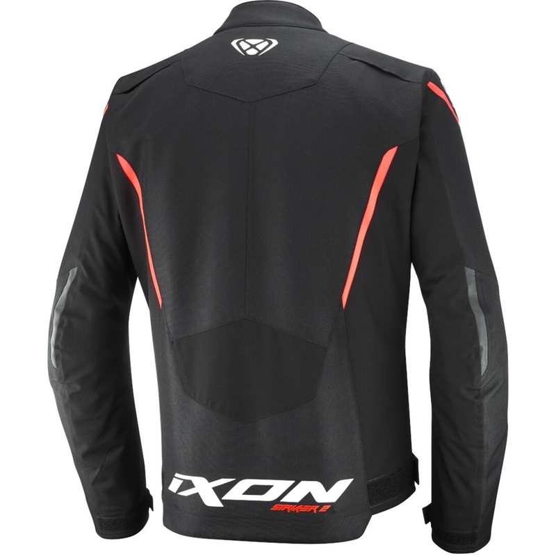 Giacca da moto IXON Striker 2 nero-bianco-rosso