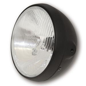 Faro anteriore Highsider Smart British Style H4 nero opaco