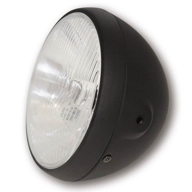 Faro anteriore Highsider Smart British Style H4 nero opaco