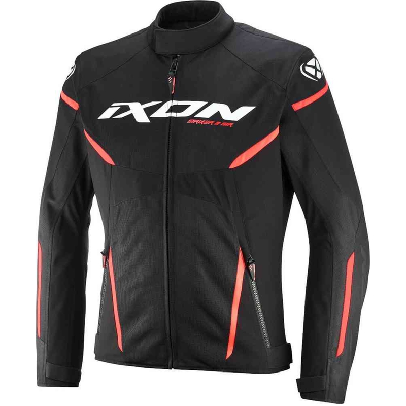 Giacca da moto IXON Striker 2 Air WP nera-bianca-rossa